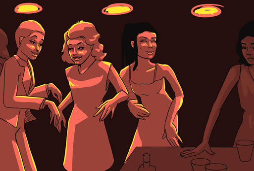 Girls dancing, an animation for "starlight" a film by Brit Phelan 