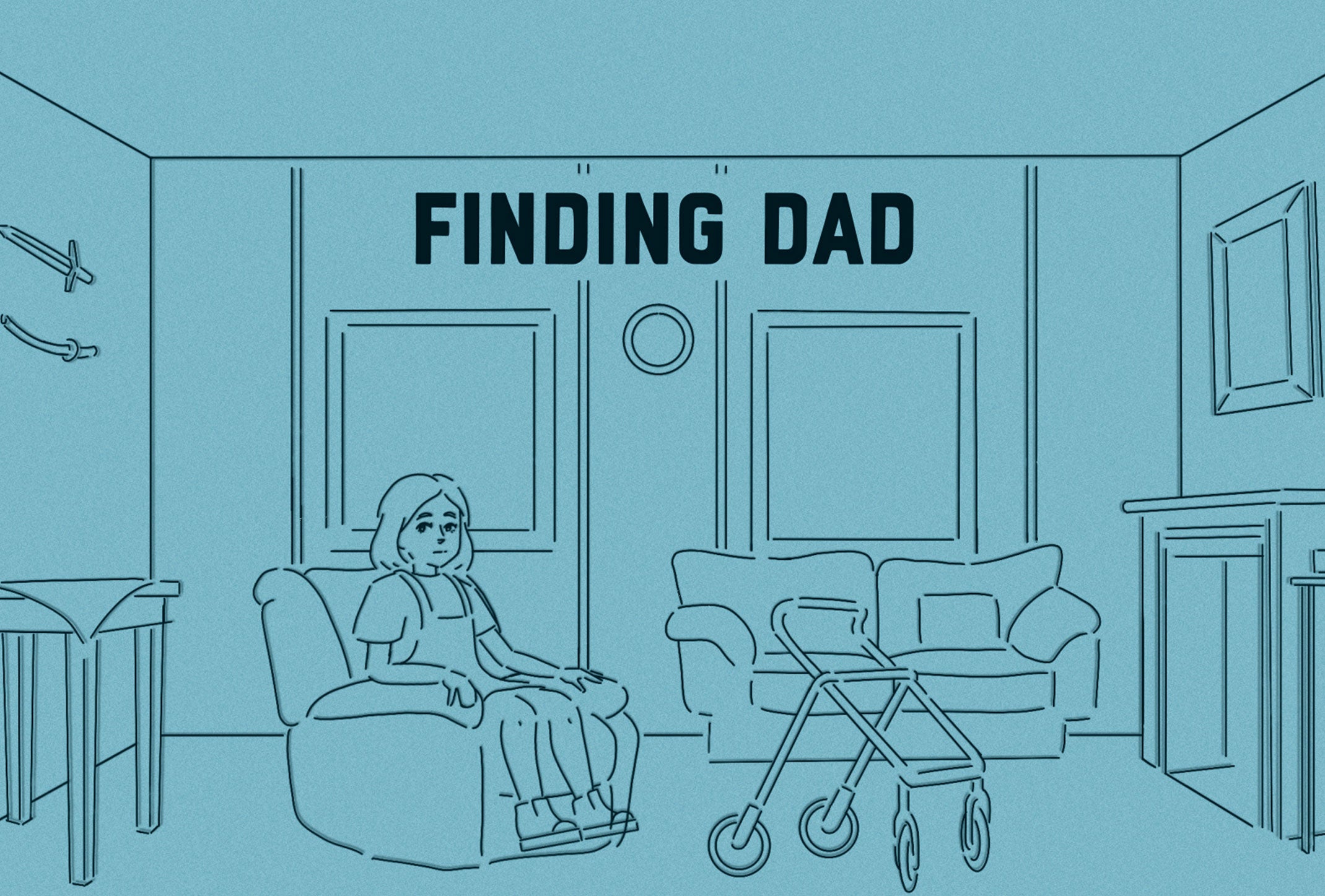A 'finding dad' animation created by director Brit Phelan 